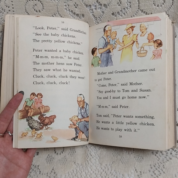 1949 Peter's Family A Study of Home Life Social Studies Reader Textbook - Picture 7 of 11